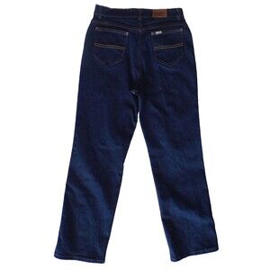 L.L. Bean Vintage High Rise Straight Leg Mom Jeans Sz 16 30x31 Union Made in USA